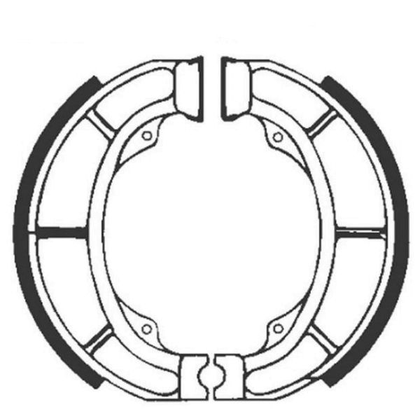 Bremsbacken für Trommelbremse EBC mit Federn Typ S624 (681144)