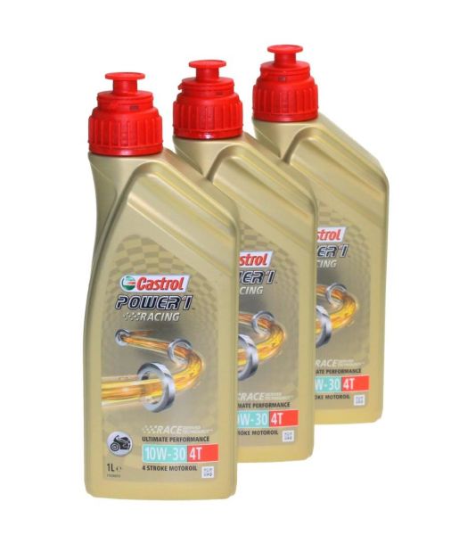 3 Liter Castrol SAE 10W-30 Power 1 Racing 4T synthetisch (163801)