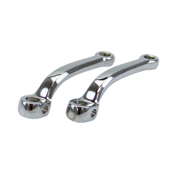 Pedalarm Tretkurbel Set, gebogen, verchromt für Hercules Prima Sachs 504 505 (72161819)