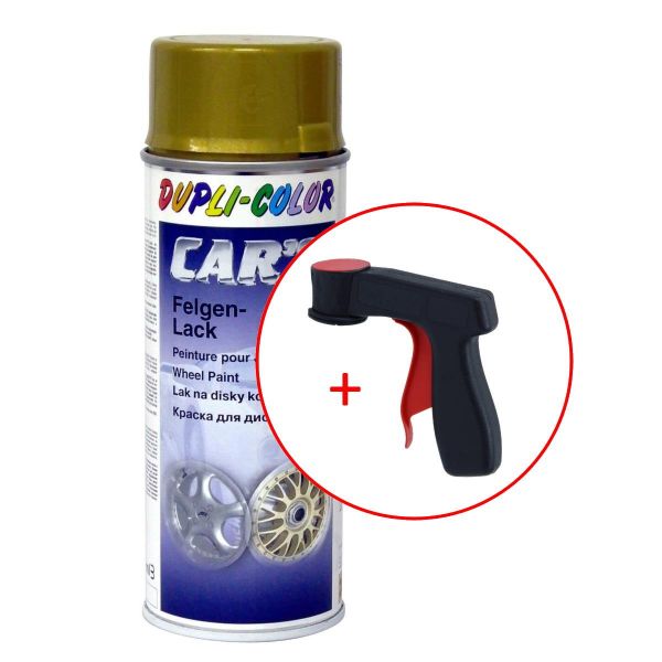 Dupli-Color Car's Rallye Lack Felgengold 400 ml. + 1 Spraydosen Handgriff (DU385902s731)