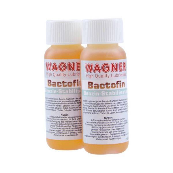 2x100 ml. Wagner Bactofin Benzinstabilisator Tankrostschutz für 2- und 4-Takter (20000401002)