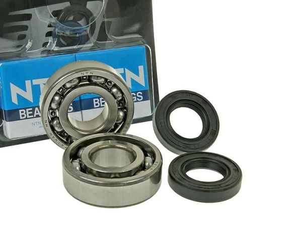 Kurbelwellenlager Satz Naraku HD Heavy Duty für Derbi EBE, EBS, Piaggio D50B0 Motoren (6710079)