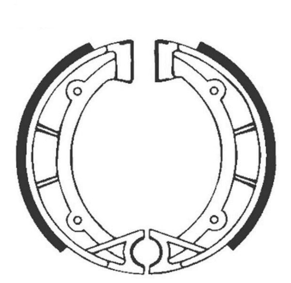 Bremsbacken für Trommelbremse EBC mit Federn Typ 922 (681127)