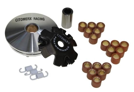 Racing Variomatik incl. Tausch-Gewichte 12 mm KW-Stumpf für 2-Takt Peugeot + Honda Motor 50ccm (128971)