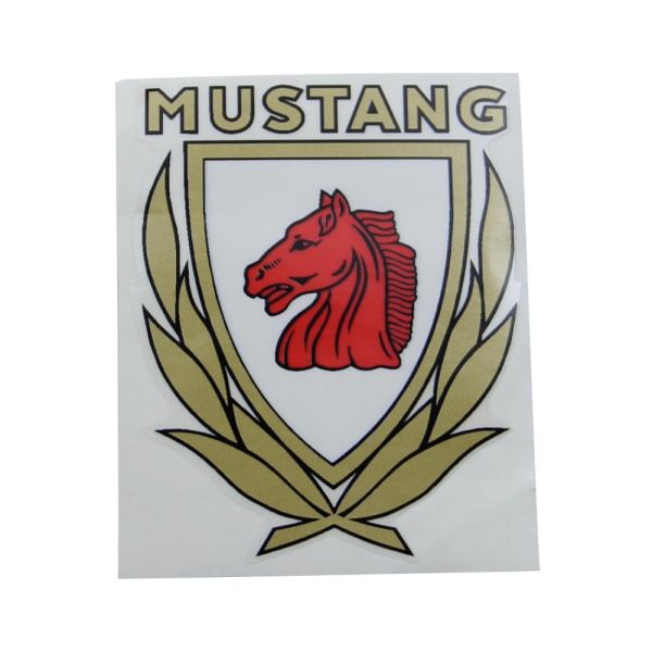 Aufkleber Tank "Logo" 58x74 mm für Mustang Cross Special B TT Super Rocket (187107)