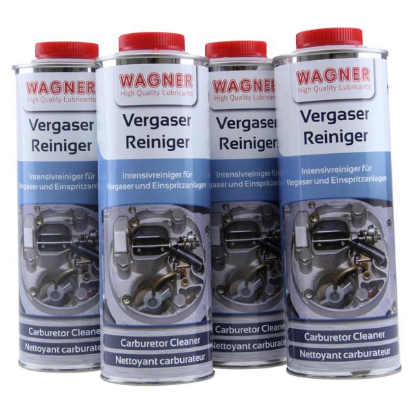 4x1 Liter Wagner Vergaser Reiniger Intensivreiniger Einspritzanlagen (20000480014)