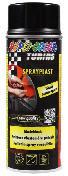 Sprayplast - Sprühfolie schwarz seidenglanz 400 ml., Farben & Lacke, Lackierbedarf, Wartung, Öle & Chemie