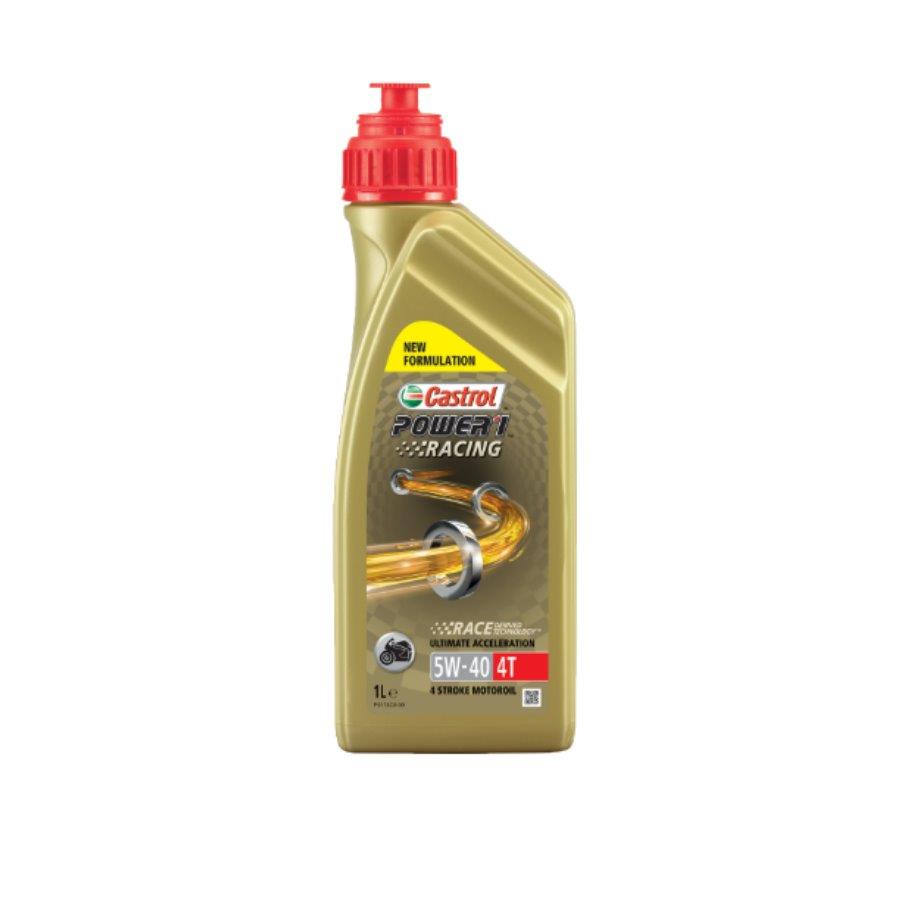 Castrol Motoröl 5W-40 Power 1 Racing 4-Takt synthetisch - 1 Liter ...