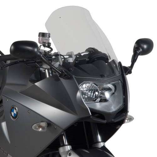 Givi Windschild D332STG transparent, 450 mm x 320 mm breit für BMW F 800 S/ST (06-16), mit ABE, Kantenschutz (D332STG)