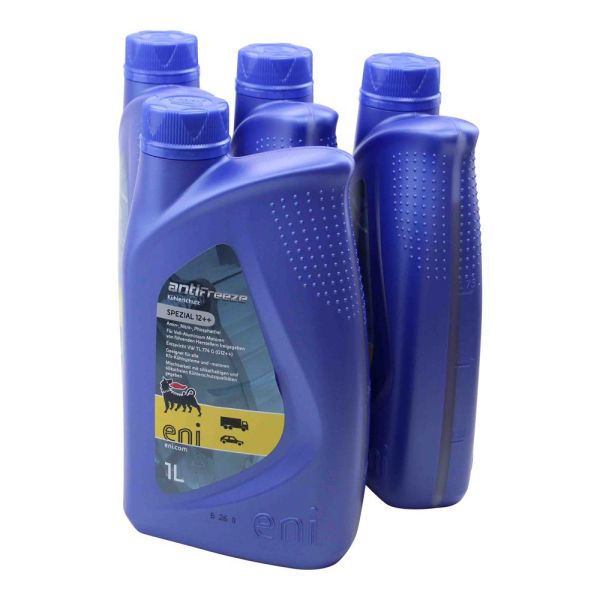 Kühlflüssigkeit Frostschutz Konzentrat -40° 4x1L Eni Agip Antifreeze Spezial 12++ 4 Liter (1603144)