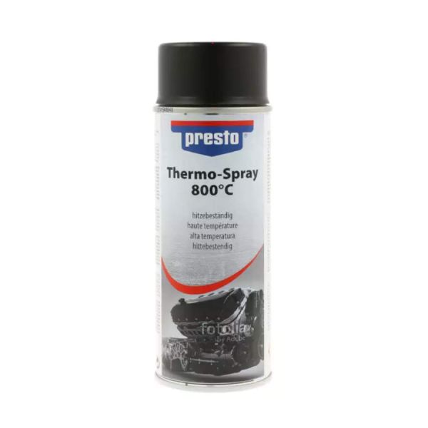 Presto Thermo-Lackspray schwarz 800°C / 400ml. (PR428726)
