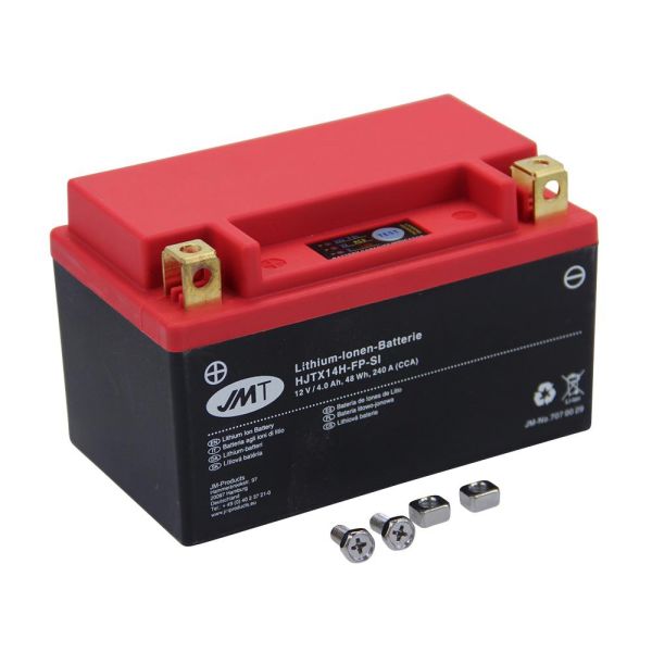 Batterie Lithium Ion 12V 4Ah HJTX14H-FP JMT avec chargeur pour