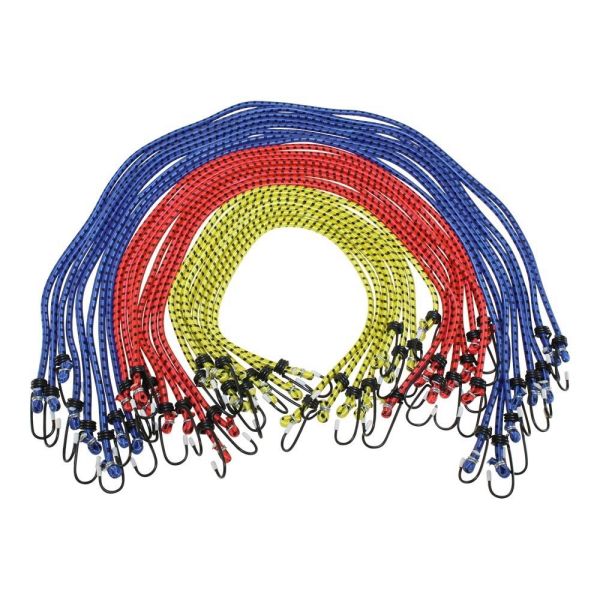 24er Spanngummi- Set Gepäckgummi Spanngurt 60 80 100cm 7mm (164991)