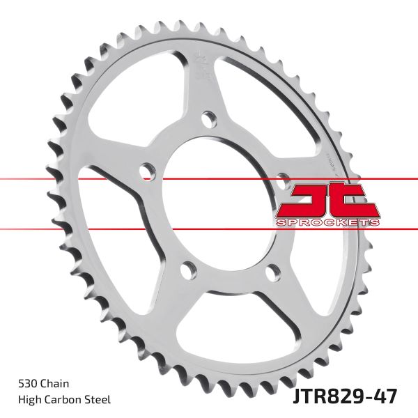 Kettenrad hinten 47 Zähne 530er Teilung für Suzuki GSF S 400 600 750 Bandit, GSX 750, RF 600, VZ 800 (163207)