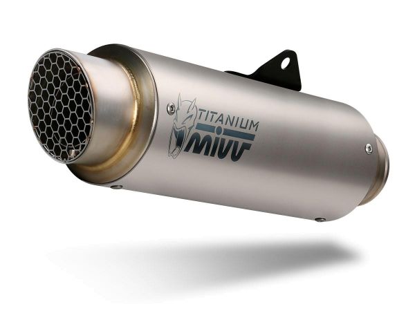 Mivv SPORT Schalldämpfer GPpro SLIP-ON Titan für KAWASAKI NINJA 125 BJ 2019 > (K.048.L6P)