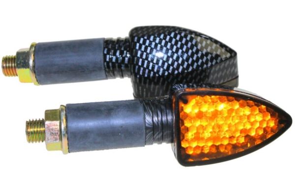 Motorrad LED Blinker Elight carbon getönt (163722)