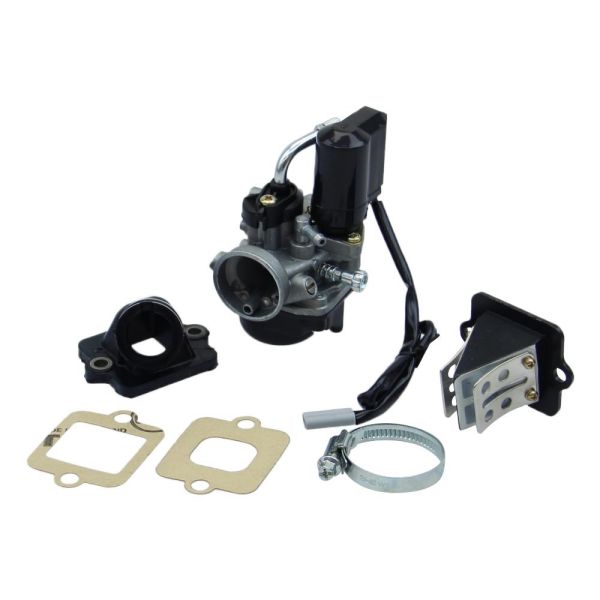 Piaggio TPH Typhoon Carburettor Complete Set: Sport 17,5mm E-Choke + Intake  Manifold + Diaphragm, Carburetor & Carburetor Accessories, Carburetor &  Intake System, Scooter engine parts, Scooter parts