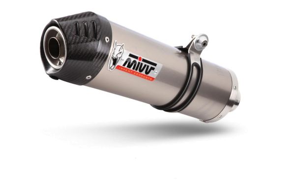 Mivv SPORT Schalldämpfer OVAL SLIP-ON Titan Cap für KTM 1290 SUPERDUKE BJ 2014 > (KT.014.L4C)