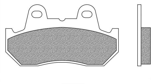 Bremsbeläge vorne Sintermetall Performance S2 Typ FD.0054 für Honda CB 750, 900 F, CBX, CX, FT, GL, (720054)