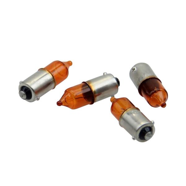 4x Blinker Birne Glühlampe Mini Ba9s 12V 23W orange (1677174)