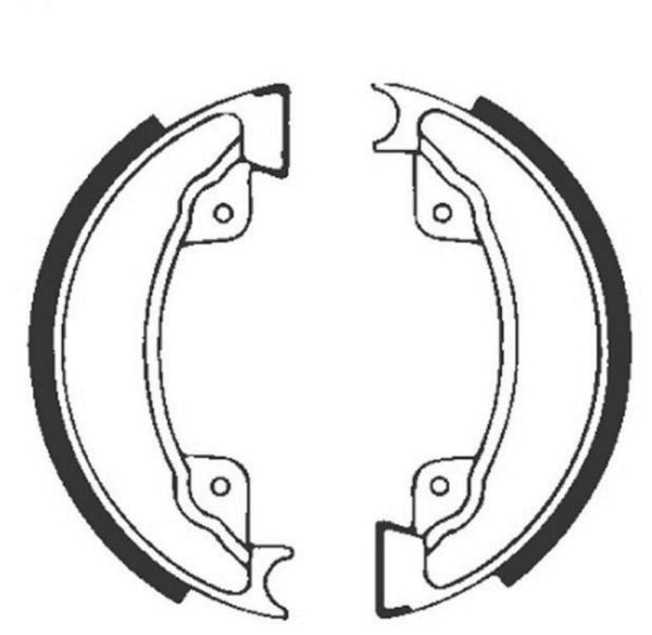 Bremsbacken für Trommelbremse EBC mit Federn Typ H332 (681054)