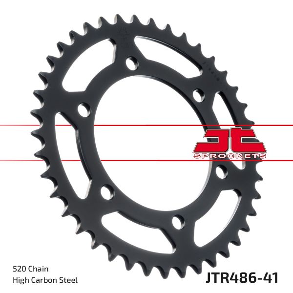 Kettenrad hinten 41 Zähne 520er Teilung für Kawasaki EL 250 500, B Eliminator, Twister, GPZ 500 S (163199)