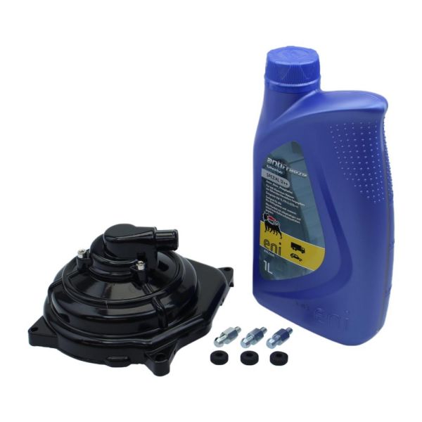 Wasserpumpe schwarz Mitnehmer Gummis Minarelli liegend Yamaha Aerox Aprilia SR50 (163563s)