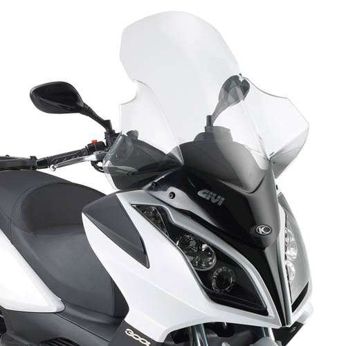 Givi Windschild D294STG transparent - 750x640 mm (HxB) für verschiedene Kymco Modelle, mit ABE (D294STG)