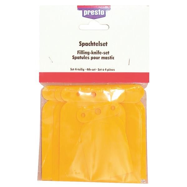 Presto Spachtel 4-er Set Plastik, Spachteln, Handwerkzeuge, Werkzeug