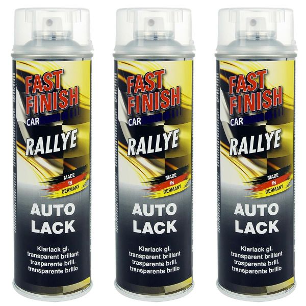 FastFinish Fast Finish Rallye Klarlack glänzend 3x 500 ml. (FF2928593_23071014082529)