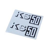 Aufkleber Satz Seitendeckel "KS 50 Sport" für Zündapp KS 50 Sport (529-10.187) Aufkleber Satz Seitendeckel "KS 50 Sport" für Zündapp KS 50 Sport (529-10.187)