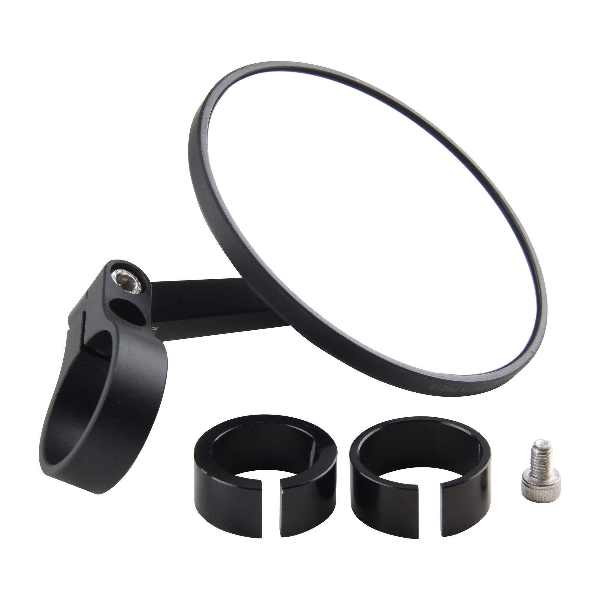Lenkerendenspiegel Paar Kunststoff in schwarz rund e-geprüft SHIN YO  Superbike