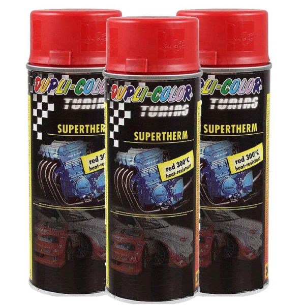 Duplicolor Supertherm red 300°C 3x 400 ml. - hitzebeständiges Lackspray (DU3391273_23121407290973)