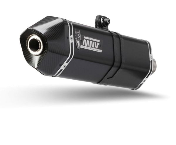 Mivv SPORT Schalldämpfer SPEED EDGE SLIP-ON Steel Black für KTM 1050 ADVENTURE BJ 2015 > 2016 (KT.017.LRB)
