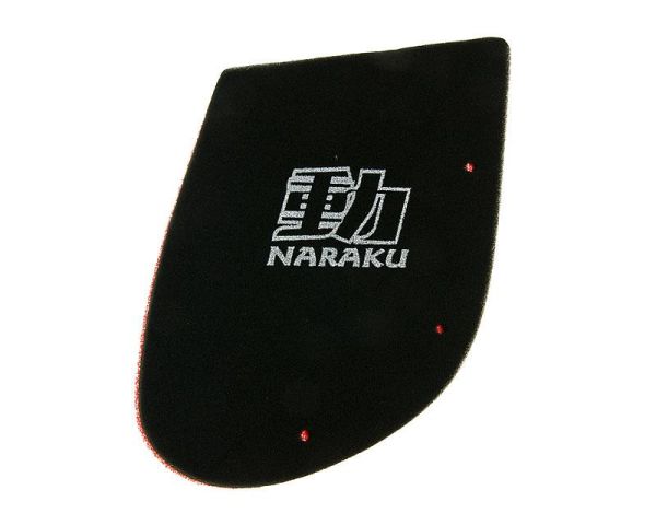 Luftfilter Einsatz Naraku Double Layer für Kymco mit den 50ccm Motoren SF10, SH10 oder KE10 (6730305)