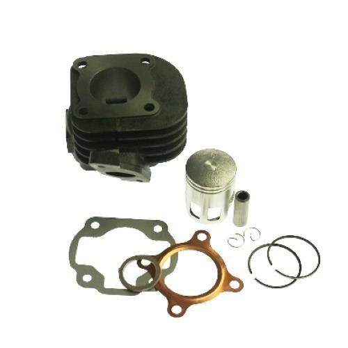 Cylinder Kit 50cc AC air cooled 12mm bolt slanted flange for horizontal CPI  engines, CPI, Keeway, Firejet 50 2T One Bj. 2005-2015, AGM, Models