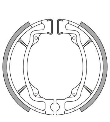 Bremsbacken NewFren Typ GF.1146 (1 Satz a 2 Stück) (801146)