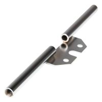 Blinkerhalter Blinkerträger Strebe chrom 12mm hinten (mit M10 Gewinde) für Simson S50 S51 S53 S70 (100862)