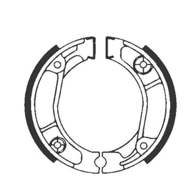Bremsbacken für Trommelbremse EBC mit Federn Typ H353 (681003)
