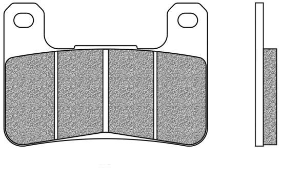 Bremsbeläge vorne Sintermetall Performance S2 Typ FD.0362 für Suzuki GSX-R 600 750 1000 1300, M 1800 (720362)