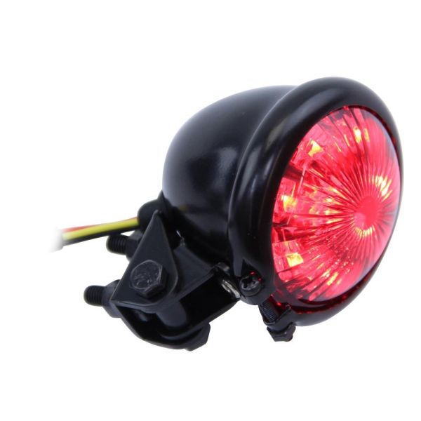 LED tail light black tinted 12V motorcycle quad scooter