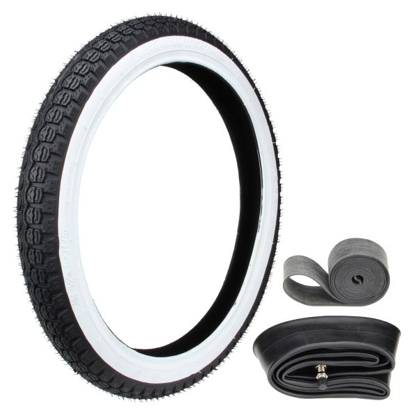 Reifen Weißwand CIT H-675 2.25-16 (2 1/4 x 16) 38J TT + Schlauch + Felgenband (161630s2)