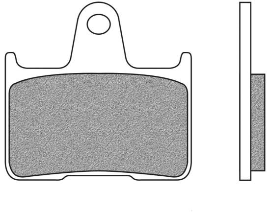 Bremsbeläge hinten Typ FD.0272 für Honda CB, Kawasaki Ninja ZX-7RR, ZZR 1400, Suzuki GSX-R 1000 (700272)