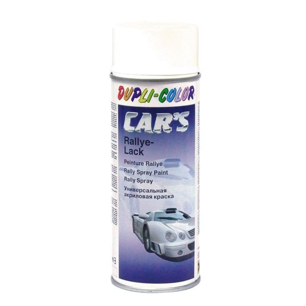 Car's Rallye Lack Lackspray weiß seidenmatt 400 ml. (DU652233)