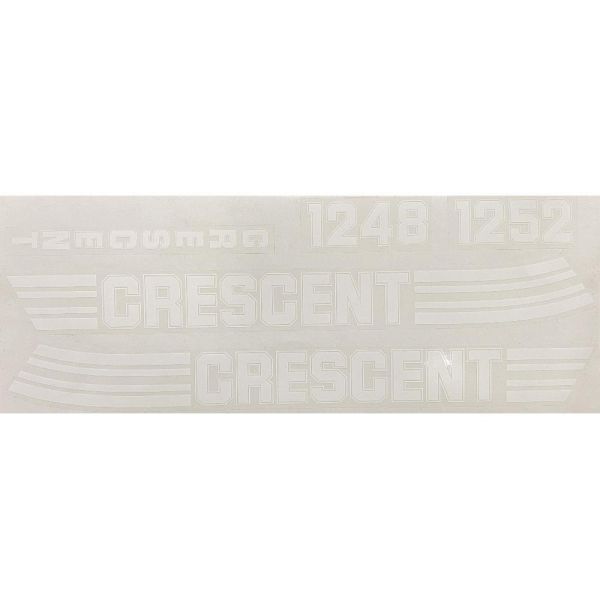 Aufkleber Satz weiß/transparent für MCB Crescent Compact 1248 1252 (187138)