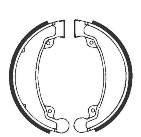 Bremsbacken für Trommelbremse EBC mit Federn Typ H310 (681038)