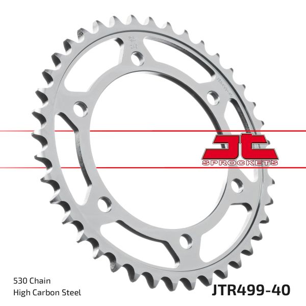 Kettenrad hinten 40 Zähne 530er Teilung z. B. für Suzuki GSX-R1300 Hayabusa (163393)