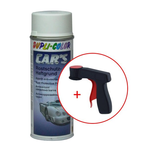 Dupli-Color Car's Rallye Rostschutz-Haftgrund weiß 400 ml. + 1 Spraydosen Handgriff (DU218194s731)