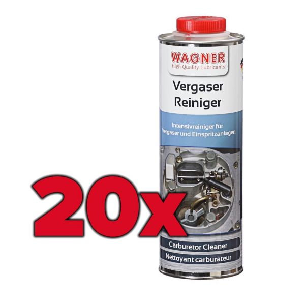 20x1 Liter Wagner Vergaser Reiniger Intensivreiniger Einspritzanlagen (200004800120)