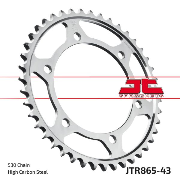 Kettenrad hinten 43 Zähne 530er Teilung z. B. für Yamaha FZX 750 Fazer (163446)